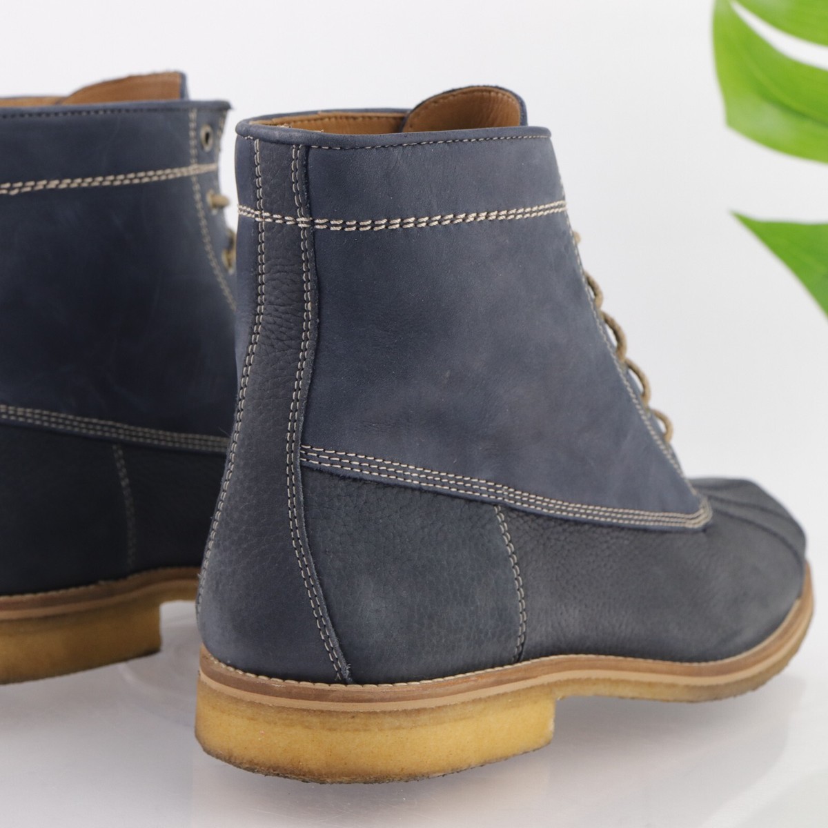 Johnston & Murphy Duck Boots Navy Sole Waterproof Saltwater™™ Duck Lug Boot Navy | Sperry main image 3