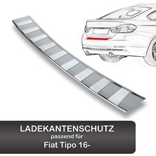 Ladekantenschutz für Fiat Tipo (16- ) Edelstahl Stoßstangen Abkantung