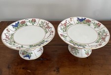 Deux Compotiers Vintage Booths Silicon China England 