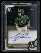 2022 Bowman Chrome #CPA-CJR CJ Rodriguez Prospect Autographs