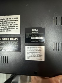 Sega CD MK-4101 Video Game System Console No Sewer Shark Original Box Ships free