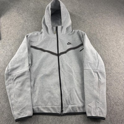 Nike Tech Fleece Hoodie Herren Medium Grau Full Zip Kapuzenpullover CU4489-063