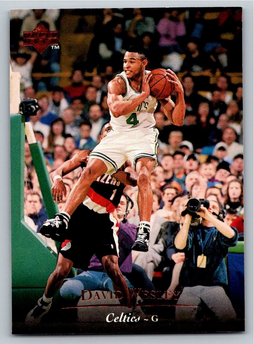 David Wesley Boston Celtics 1995-96 Upper Deck #96 Basketball Card