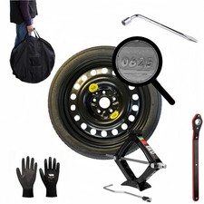 KIT Ersatzrad notrad 16" fur Nissan Leaf Pulsar Wagenheber Schlüssel und Tasch