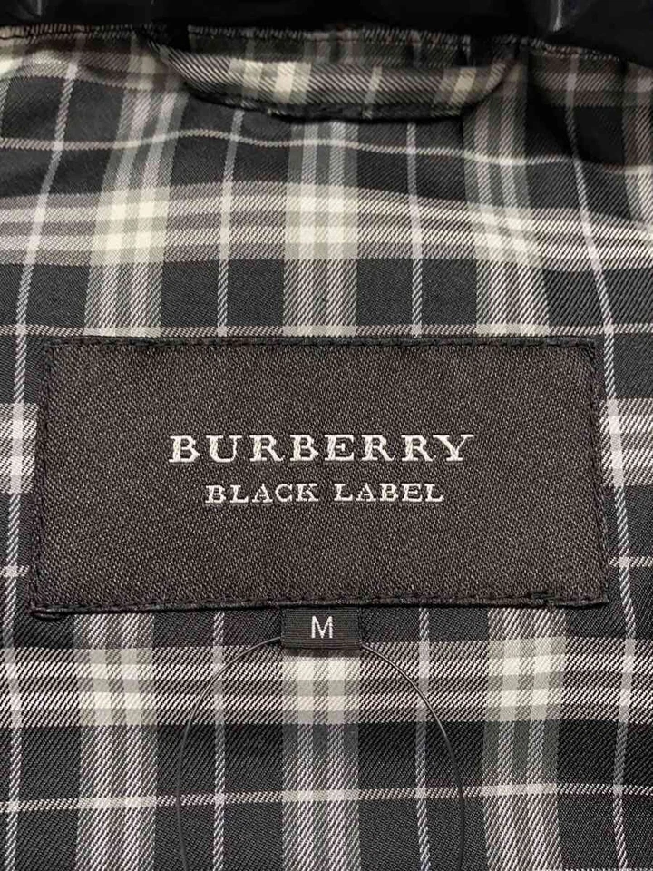 Burberry Black Label Down Vest Men's M Black Nylon Medium #EK BIA - Image 3 of 4