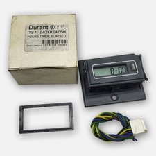 NEW DURANT E42DI2475H HOUR TIMER, ELAPSED
