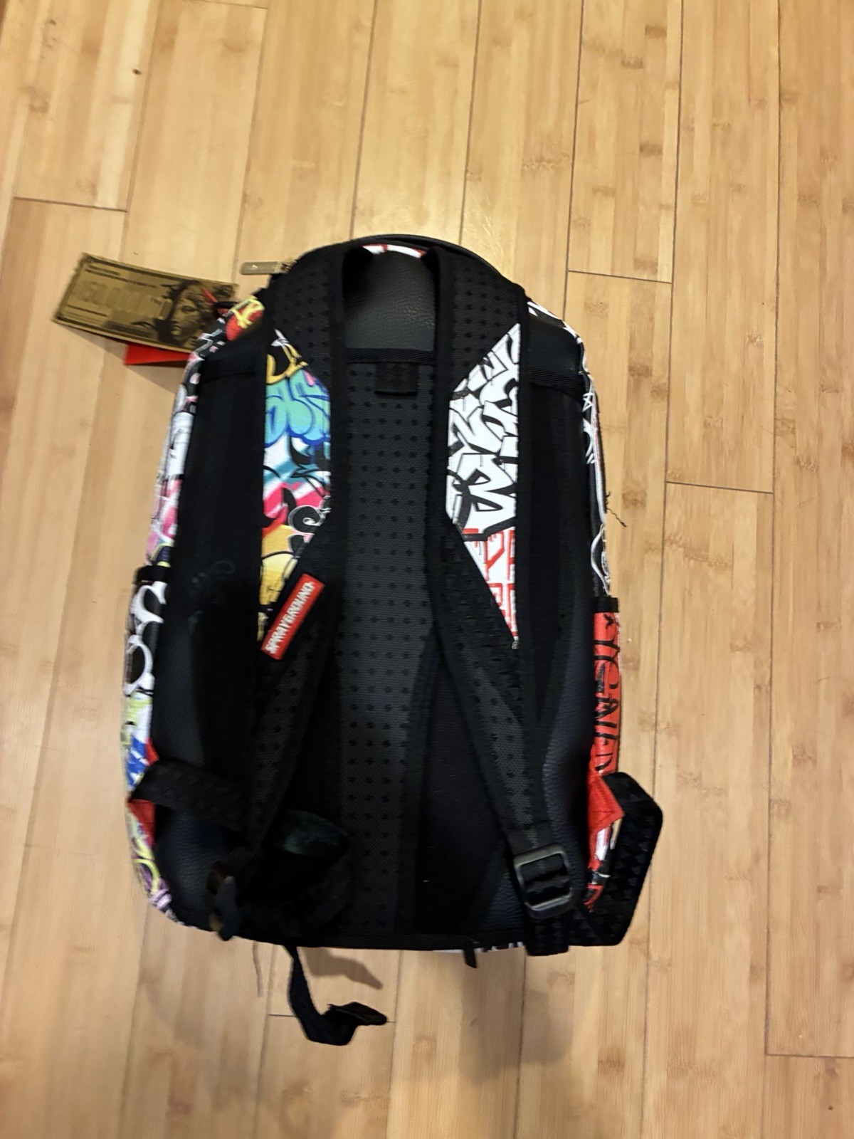 SprayGround Tri Split Graffiti Backpack LIMITED W… - image 4
