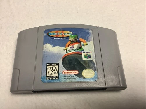 Wave Race 64 (Nintendo 64, 1996) - Works Perfectly - Try to Beat My Records!