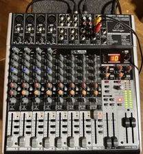 Behringer XENYX X1622USB Mixer With 24-Bit Multi-FX USB Audio Interface Mint!