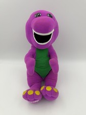 Vintage 1992 Talking Barney Plush Playskool Lyons Group Purple Dinosaur 71245