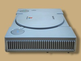1995 Sony PlayStation PS1 SCPH-1001 Grey Video Game Console w/ Carrying Bag