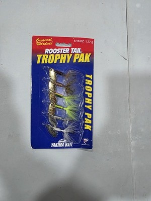 Rooster Tail Spinner Lure Kit 6 pc 1/16oz. Trophy Pack 