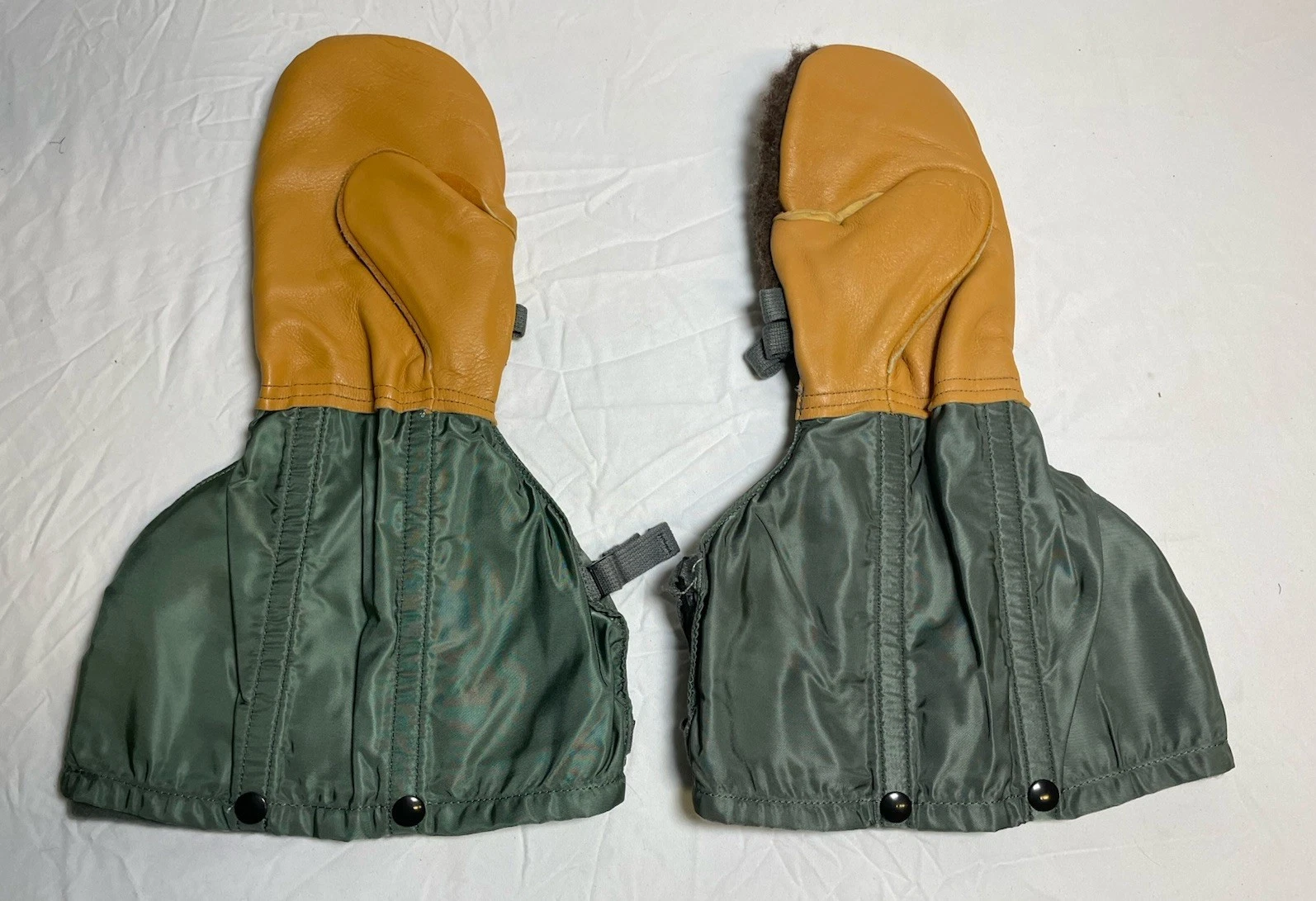 Insert Mitten Set Flyer's Pilot 100% Wool Gloves Military Spec - Size Medium