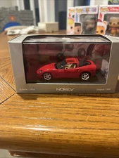 Miniature Car 1 43 Norev Corvette C6 2005 Red Dealer Official Product Model Car