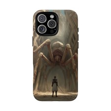 For iPhone / Galaxy / Pixel   Knight Girl Warrior Spider Phone Case