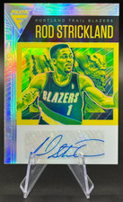 2020-21 Rod Strickland #FLS-ROD Flux Signatures Silver Prizm Auto | Blazers