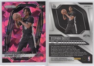 2024-25 Panini Prizm Pink Ice Prizm Stephon Castle #234 Rookie RC