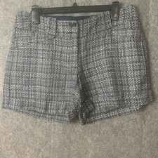 The Limited Collection Drew Fit Women Sz 6 Tweed Woven Black NWT elegant shorts