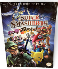 Nintendo Super Smash Bros. Brawl Game Manual Premiere Edition Book Only