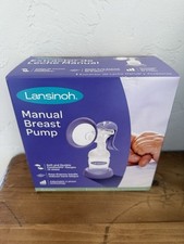 New Lansinoh Manual Breast Pump for Breastfeeding