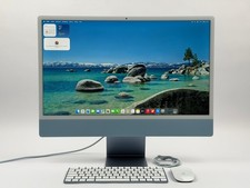Apple iMac 24" M1 8-Core CPU 8-Core GPU 16 GB RAM 512 GB SSD blau refurbished