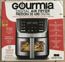 Gourmia 7-Quart Digital Air Fryer with Window & Light Brand Open Box New