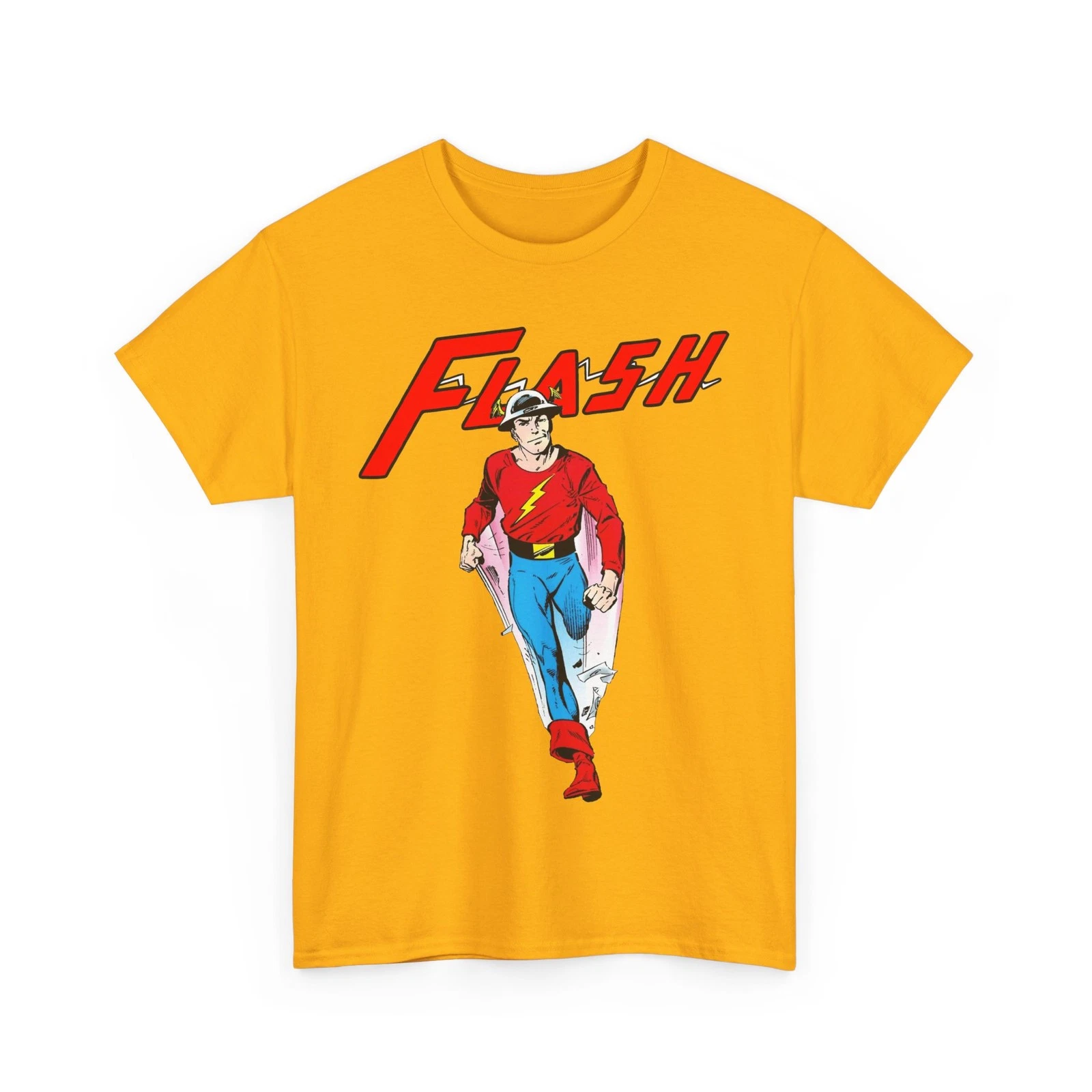Golden Age Flash T-Shirt - John Byrne Art - DC Comics - Jay Garrick - JSA