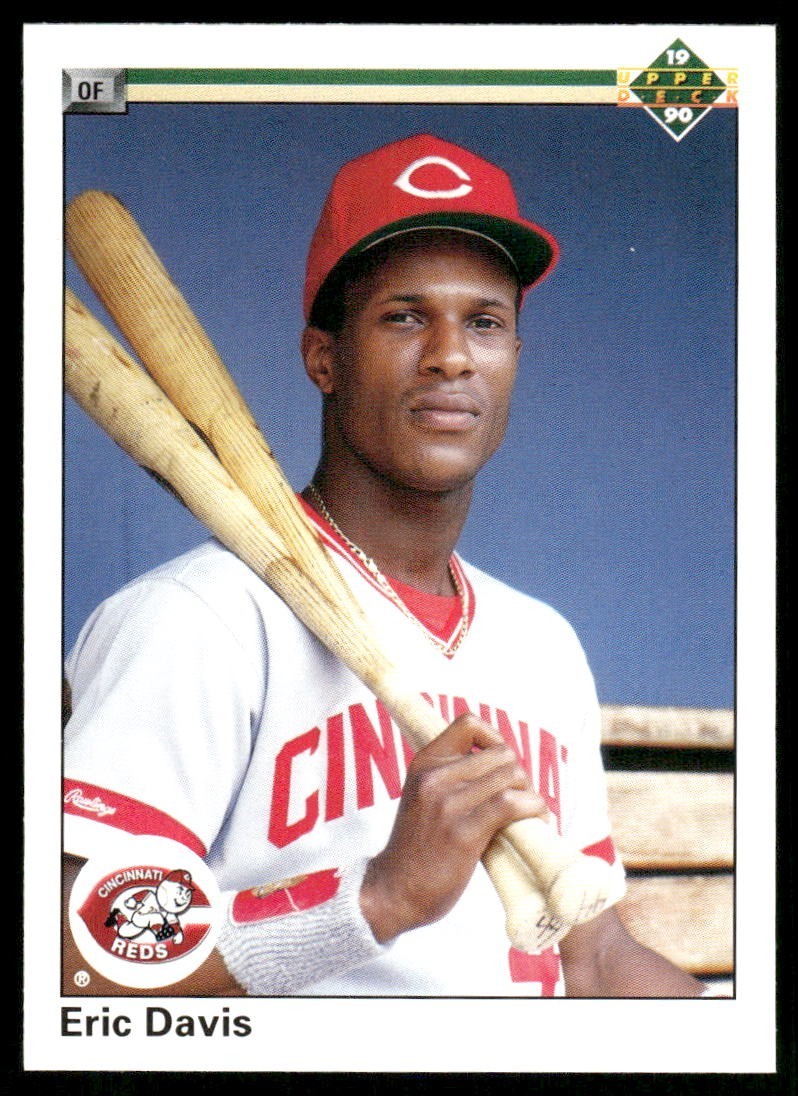 1990 Eric Davis #116 Upper Deck Cincinnati Reds Baseball