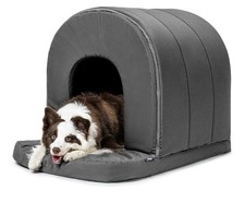 Orthopedic Large Dog Bed House 35  x22  Indoor Egg-Crate Foam Tent Bed Washable