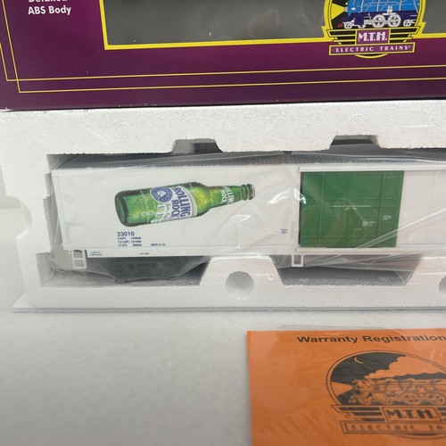 MTH Premier 20-94225 Rolling Rock Beer 60’ Reefer Car O Gauge New #33010 - Picture 5 of 10