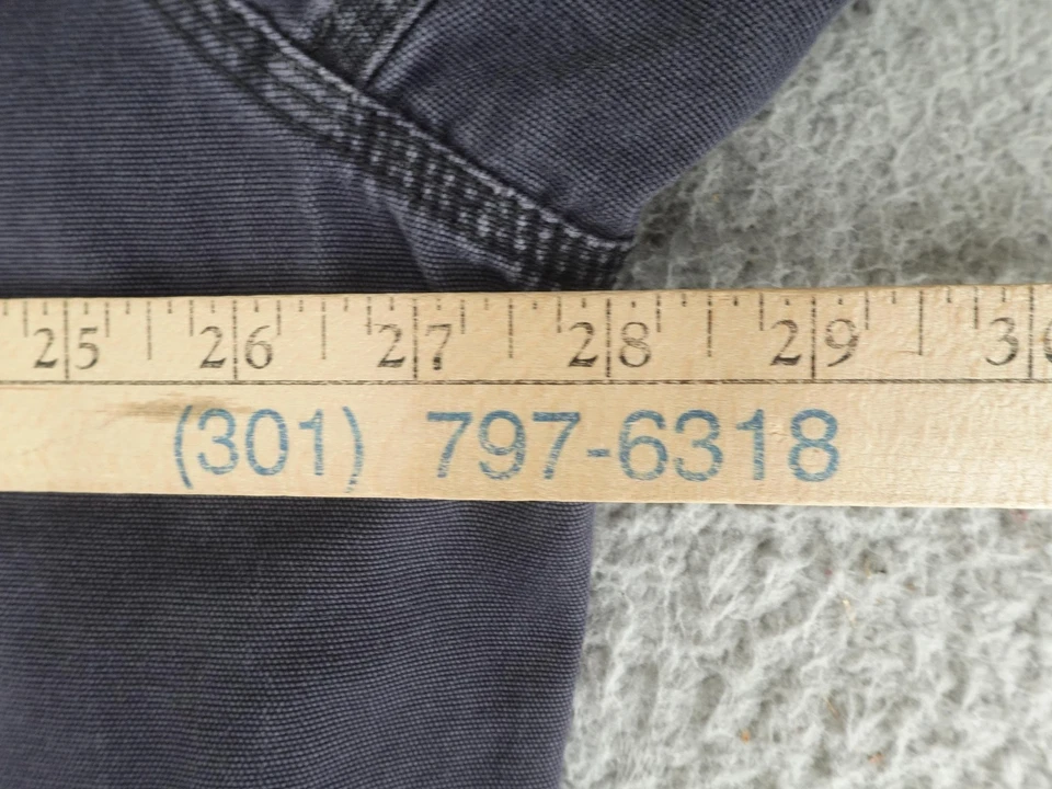 Vintage Old Navy Detroit Style Jacket Mens 2XL Gray Canvas Sherpa Fleece Lined - Image 3 of 4