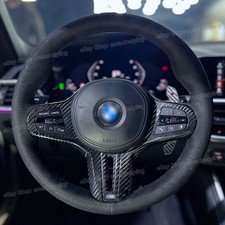 Dry Carbon Fiber Steering Wheel Trim For BMW X5 M60i X5M G05/F95 LCI 2024-2026