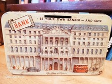 VINTAGE HORNER'S FRUIT DROPS TIN LITHO BANK OF ENGLAND  BANK