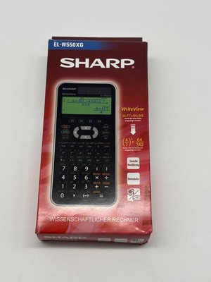 Sharp EL-W550XG wissenschaftlicher Taschenrechner - Prüfung Schule Gebraucht