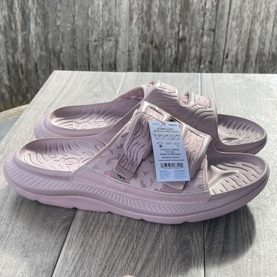 HOKA Ora Luxe Sandals Mens Size 12 Pale/Wistful Mauve 