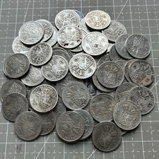 Lot of 70 pcs 1/10 Gulden willem III