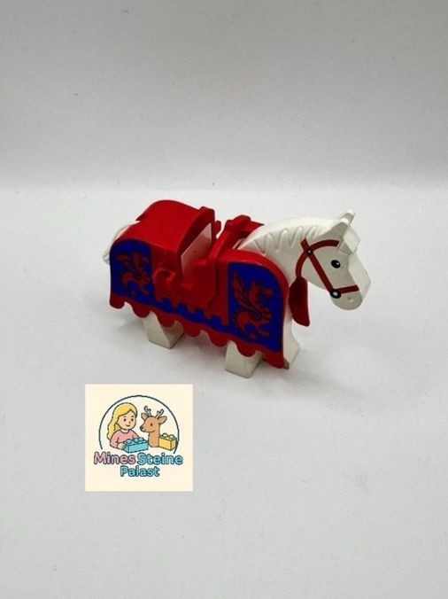 (L-2) Lego Castle Ritter Pferdedecke Satteldecke ( 6085 6086 ) Ritterburg
