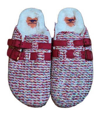 Rocket Dog Abel Multi Color Mules Striped Women's 9.5 Adjustable Slip On Shoes