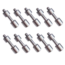 10 Sets Bolts Fasteners for Knife Maker,5/16" Diameter Head.DIY Knife Screw E...