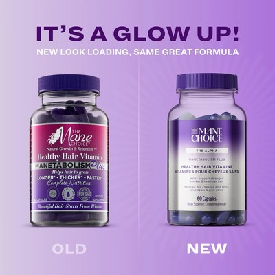 THE MANE CHOICE ~ Manetabolism Plus Healthy Hair Vitamin ~ 60 Capsules