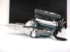 Acme 1/18 Pontiac GTO Royal Bobcat 289 Tri Power V8 Engine Motor & Transmission