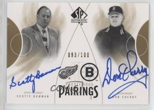 2009-10 SP Authentic Prestigious Pairings Scotty Bowman Don Cherry Auto HOF h1f