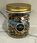 Gold Tone 1.2 lb Mystery Jewelry Jar – Wearable Vintage & Modern Costume