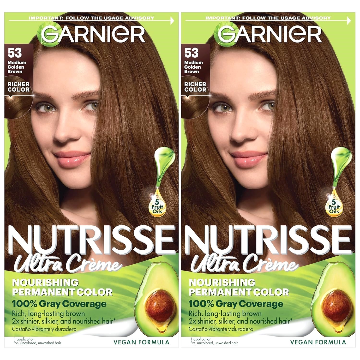 Nutrisse Nourishing Creme, 53 Medium Golden Brown (chestnut)