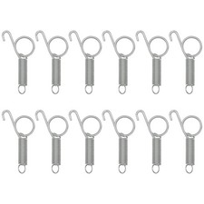 12 Pcs Rabbit Cage Spring Hook Pan Hooks Pet Fixing Spring-latch