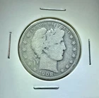 1908-O Barber Half Dollar