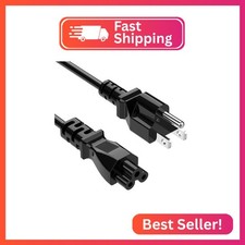 Etssembo 6ft 3 Prong Laptop Power Cord Mickey Mouse Cable - NEMA 5-15P to IEC C5