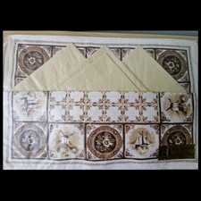 New Vintage Irish Linen 100% Pure Table Placemats & Napkin Set