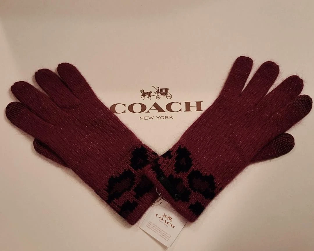 Coach Red Casual Gloves & Mittens for Women for sale | eBay