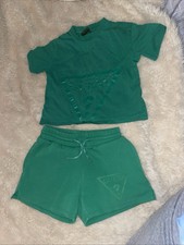 GUESS Size 12 Girls Short and Shirt Set